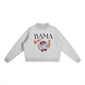 Essential Fleece Mock-Neck Crew Sweatshirt